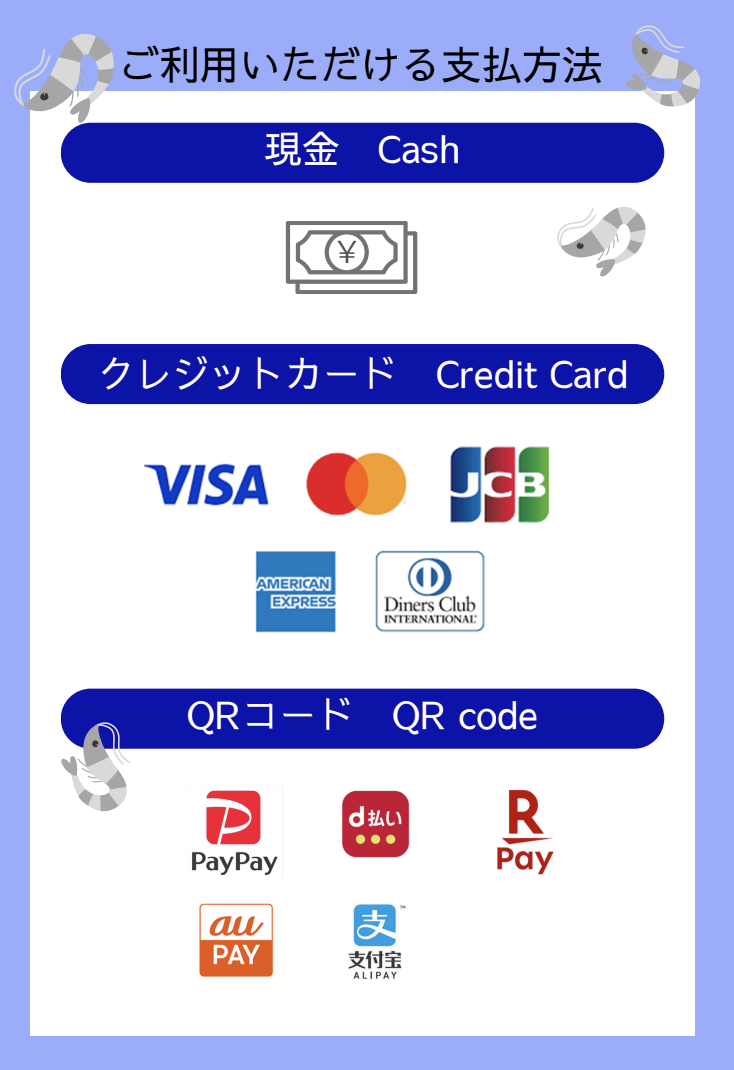 対応決済ブランド一覧