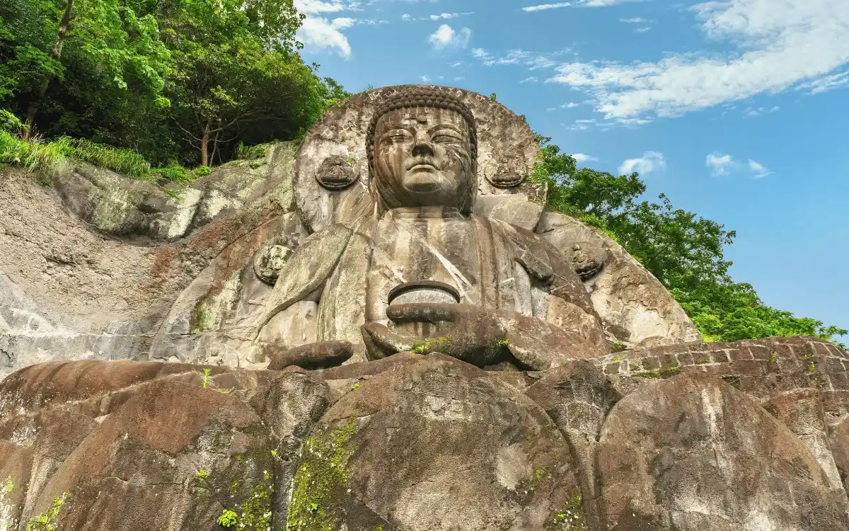 鋸山 日本寺の大仏（薬師瑠璃光如来）