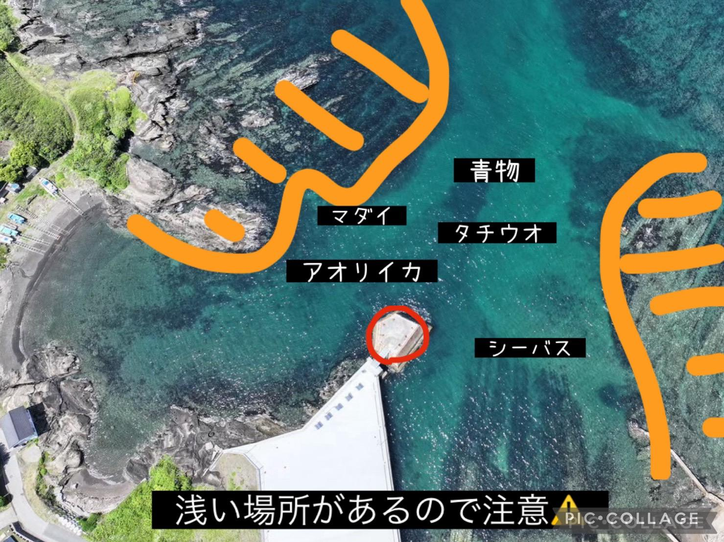 釣り場ポイントマップ